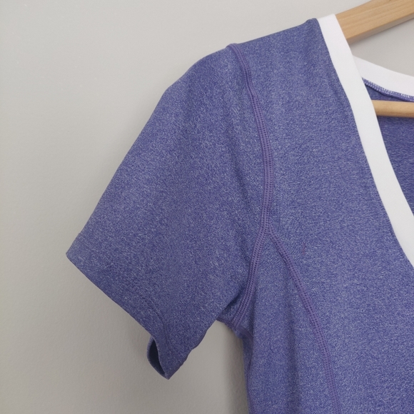 Campus Crew NYU New York Purple T-Shirt - Picture 5 of 9